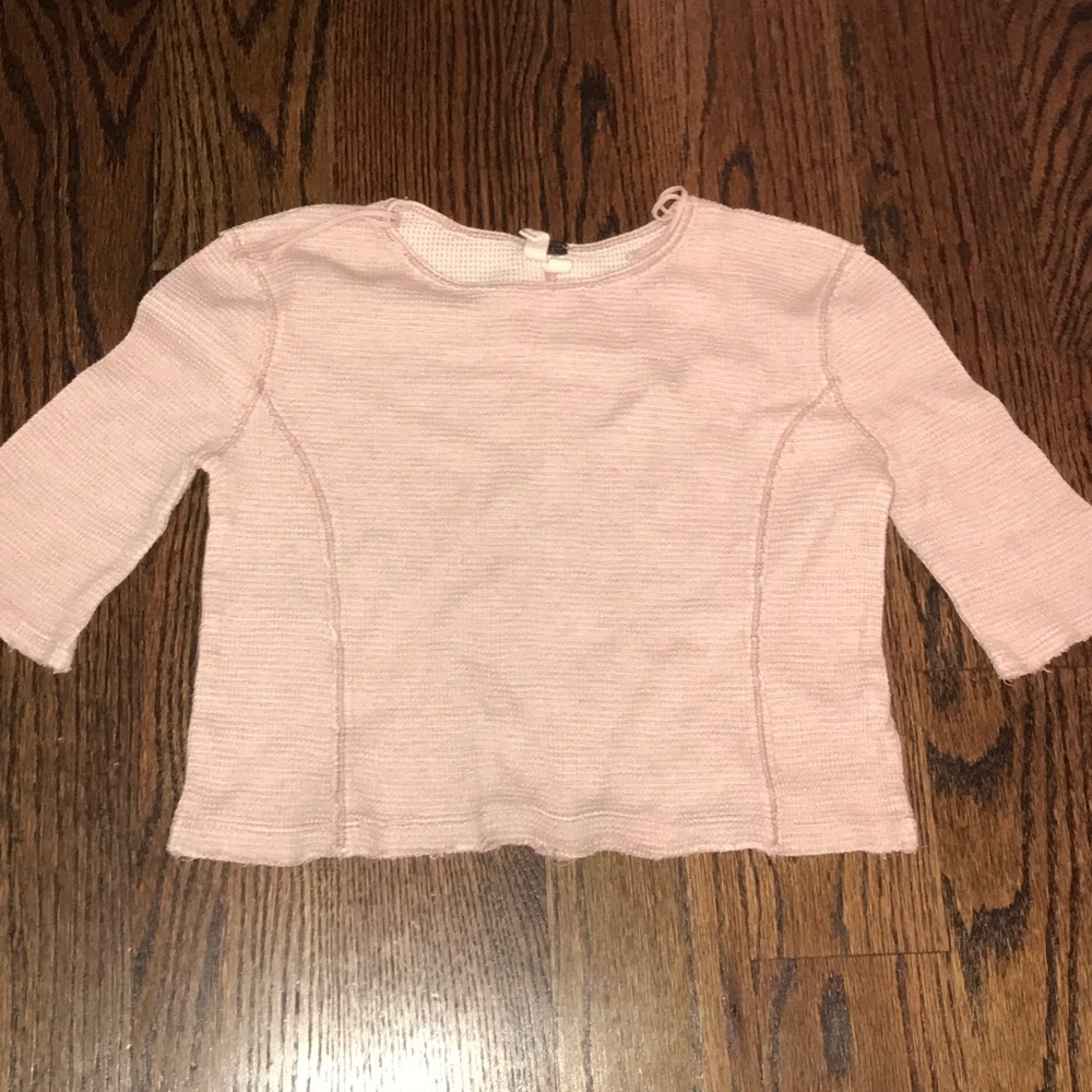 Cream crop top from free People !